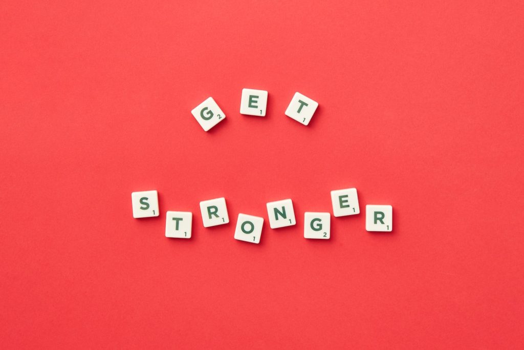 Get Stronger Text