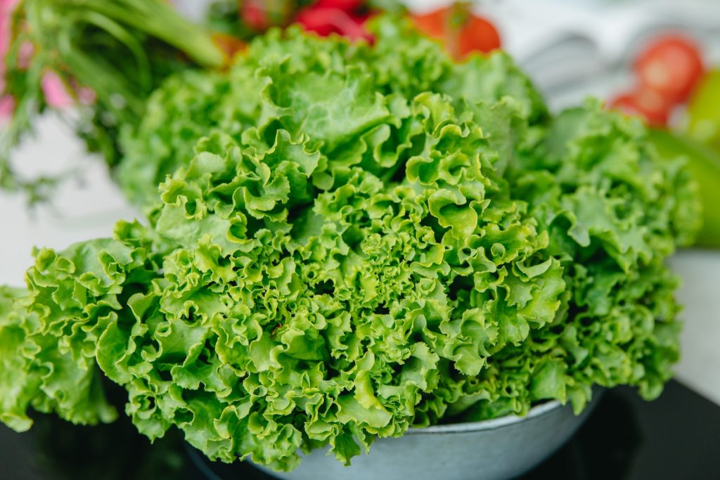 Green Vegetable on a Bowl