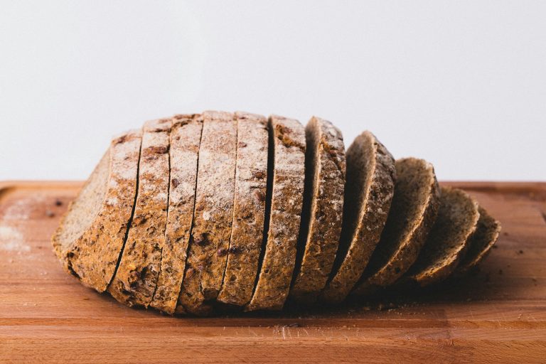 selective focus photography of sliced bread